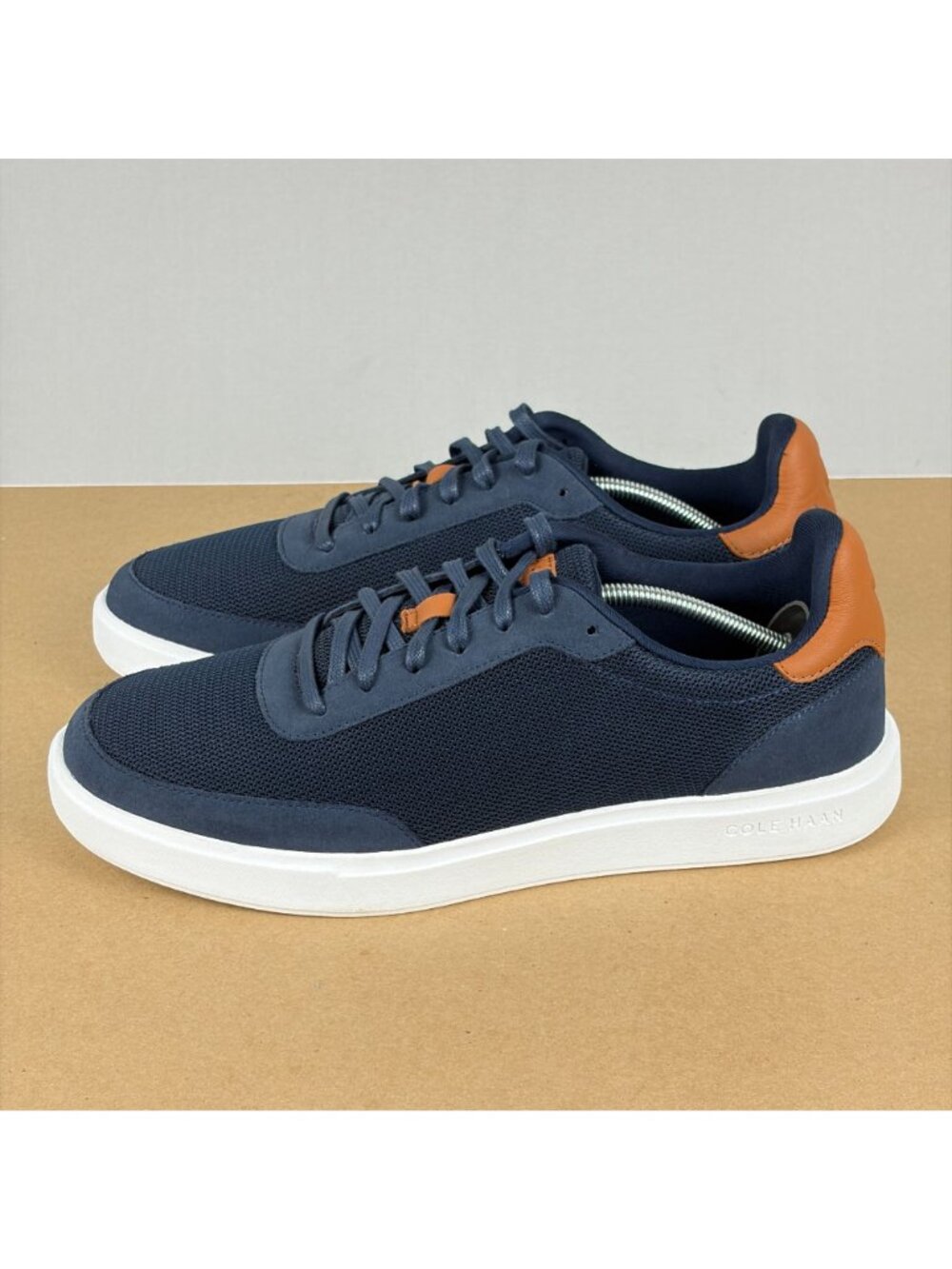 Cole Haan Grand Crosscourt Sideserve Casual Shoes Mens 10.5 Navy Blue Sneakers - Picture 10 of 10